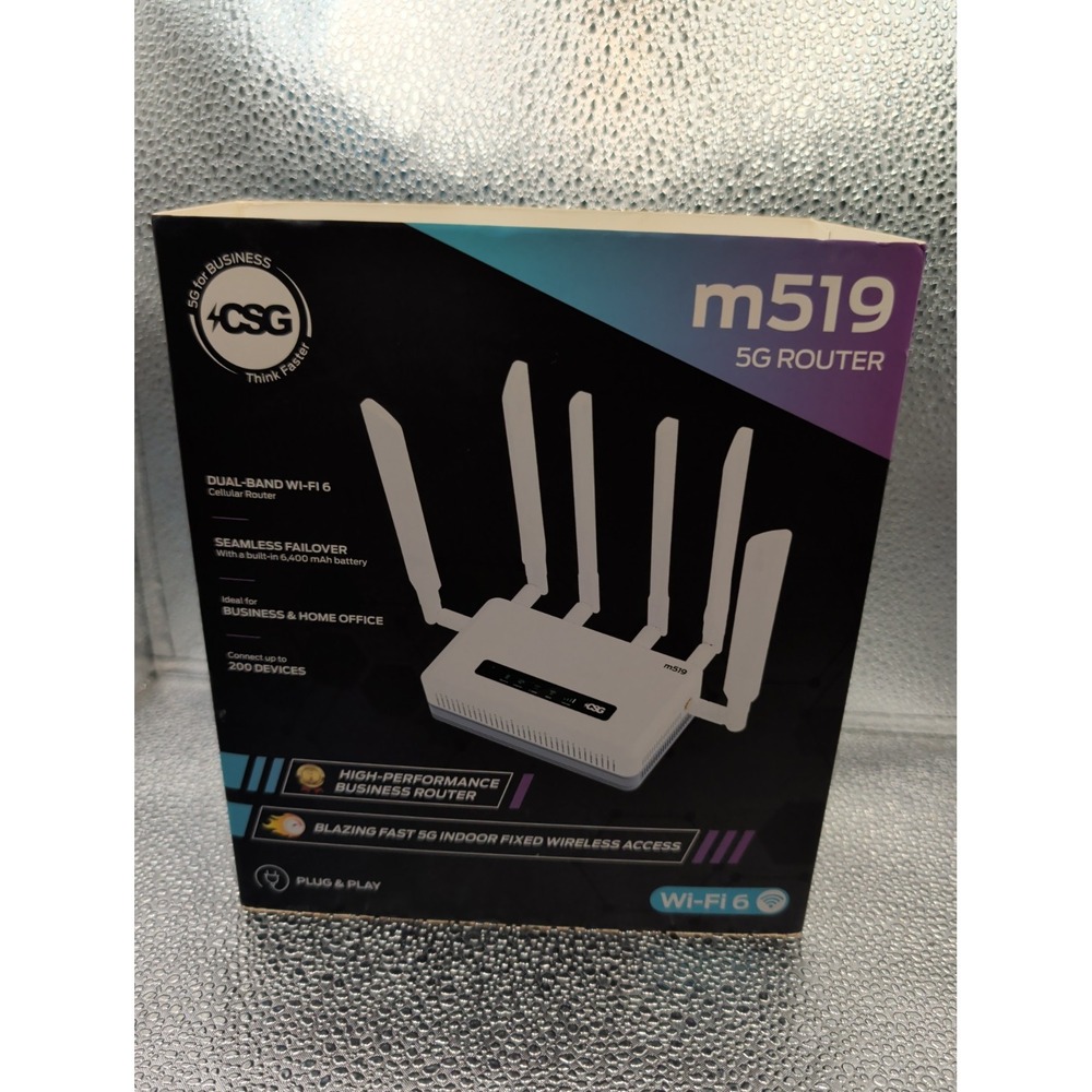 New CSG m519 Dual Band WiFi 6 659962528185 High-Performance Business Router
